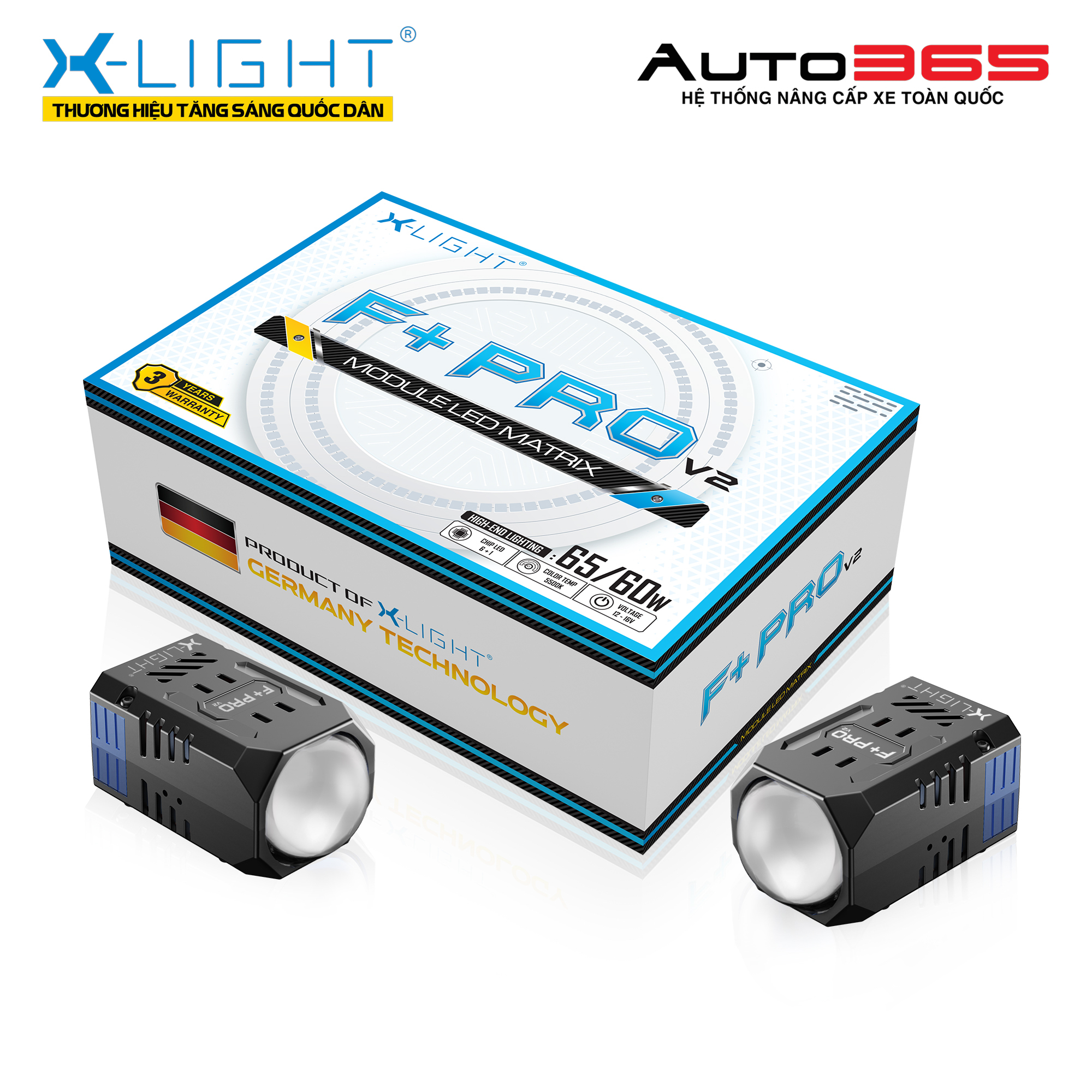 ĐÈN BI LED X-LIGHT F+ PRO V2